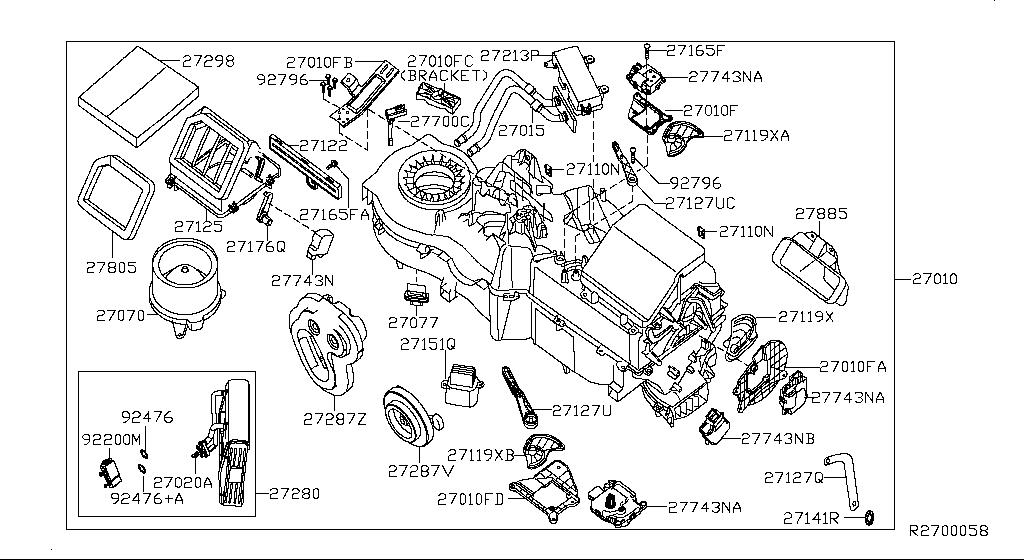 Unidad de soplador de calentador