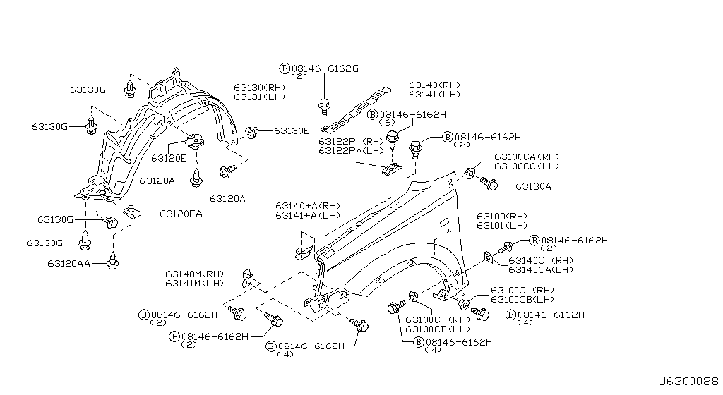 Front Fender & Fitting