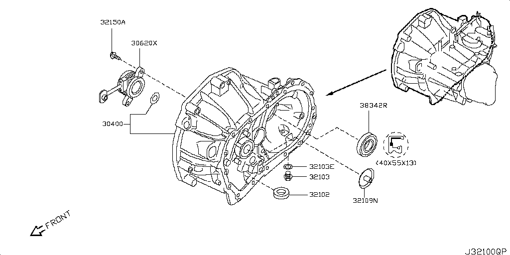Transmission Case Clutch Release