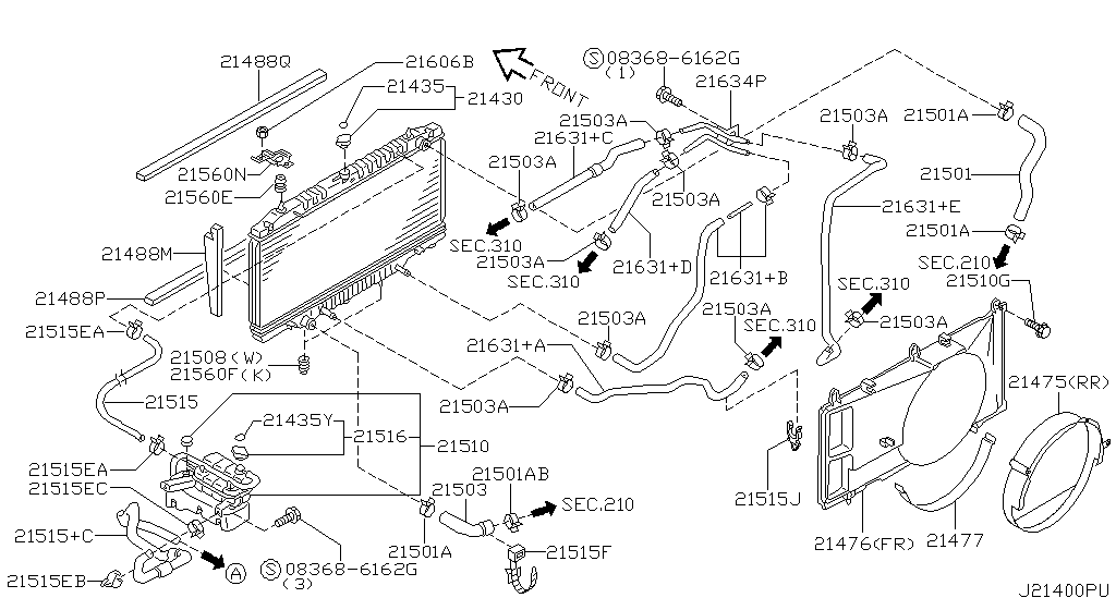 Radiator Shroud Inverter Cooling