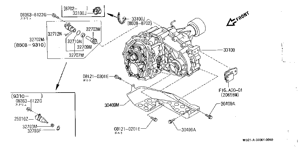 Transfer Case Assembly & Mounting