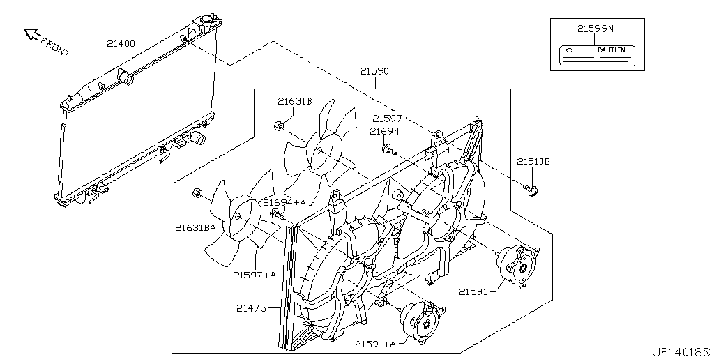 Radiator, Shroud & Inverter Cooling