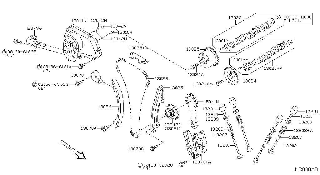 Camshaft & Valve Mechanism