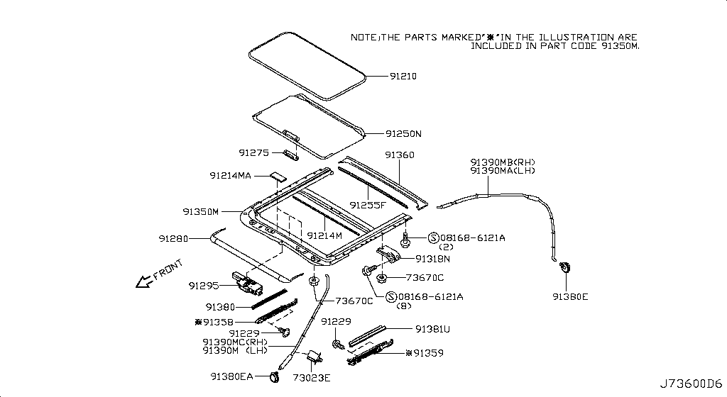 Sun Roof Parts