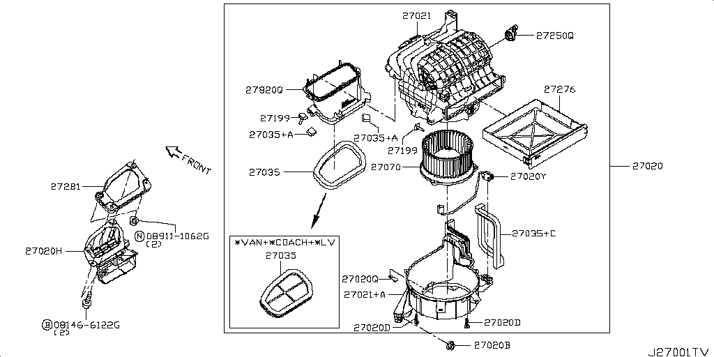 Heater Blower Unit