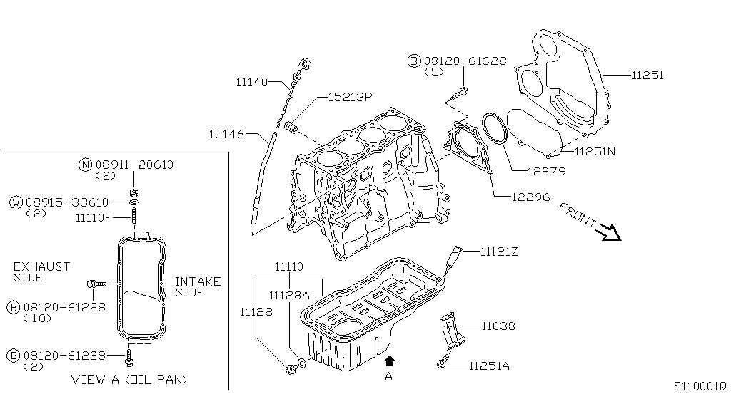 Cylinder Block & Oil Pan