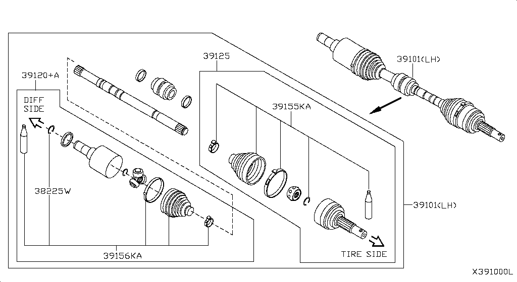 Front Drive Shaft