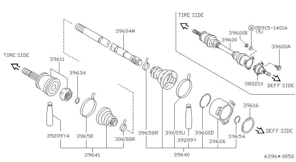 Rear Drive Shaft