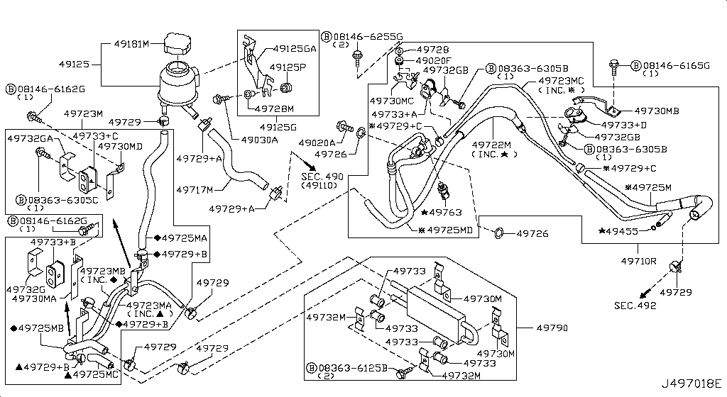 Power Steering Piping