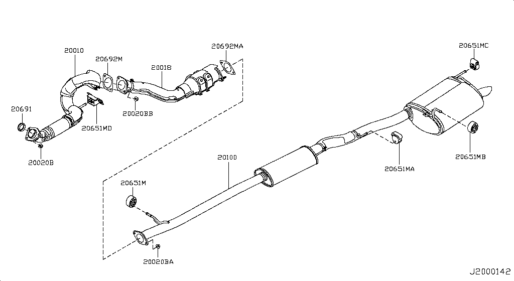 Exhaust Tube Muffler