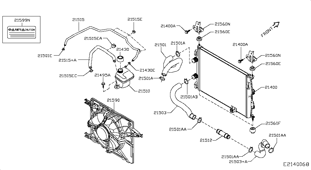 Radiator Shroud Inverter Cooling