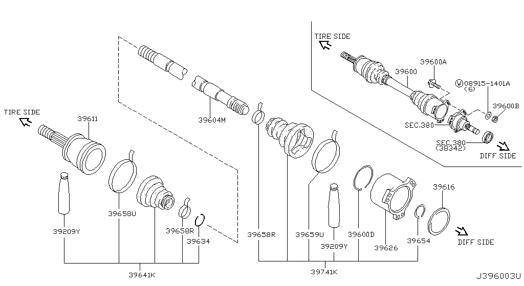 Rear Drive Shaft
