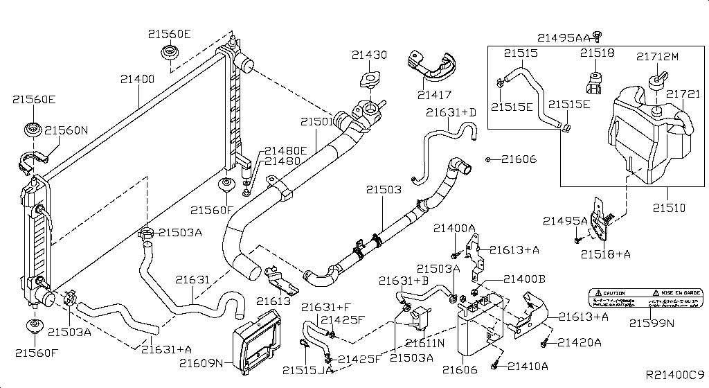 Radiator Shroud Inverter Cooling