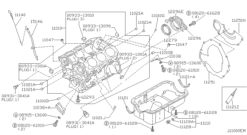 Cylinder Block & Oil Pan