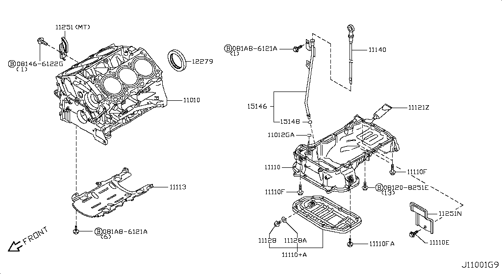 Cylinder Block & Oil Pan