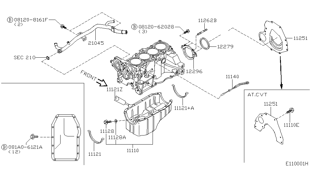 Cylinder Block & Oil Pan