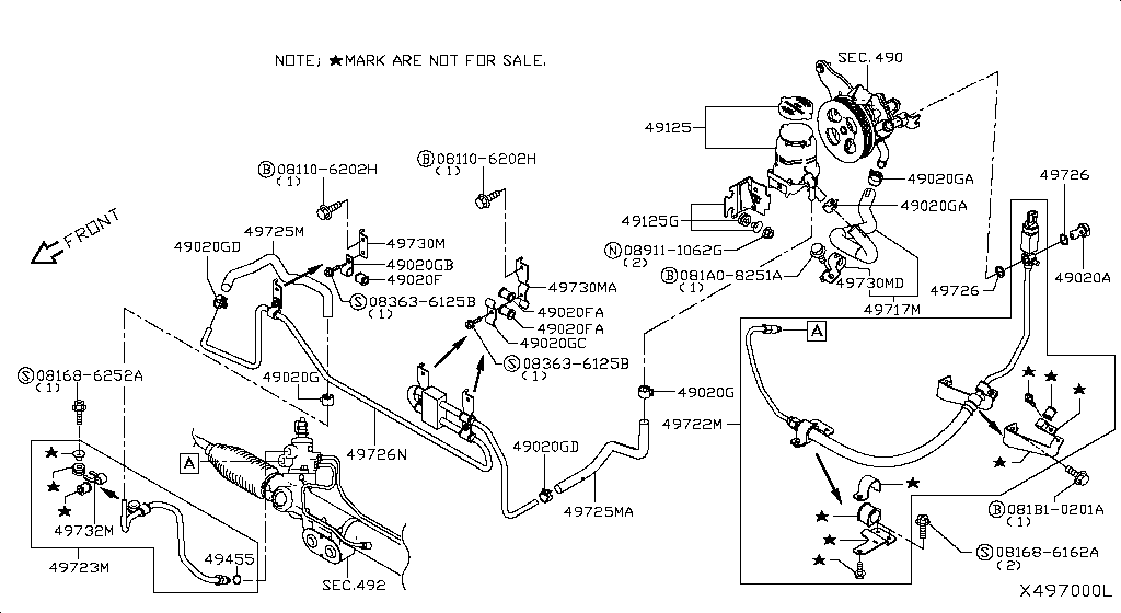 Power Steering Piping