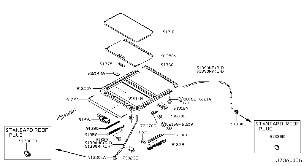 Sun Roof Parts