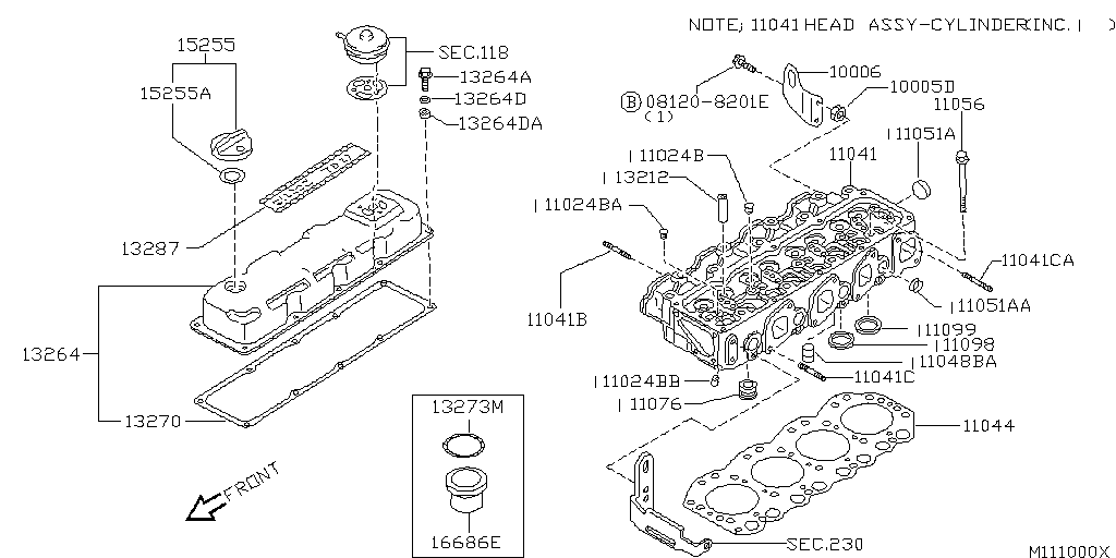 Cylinder Head & Rocker Cover