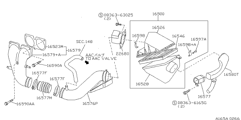 Air Cleaner Duct Engine