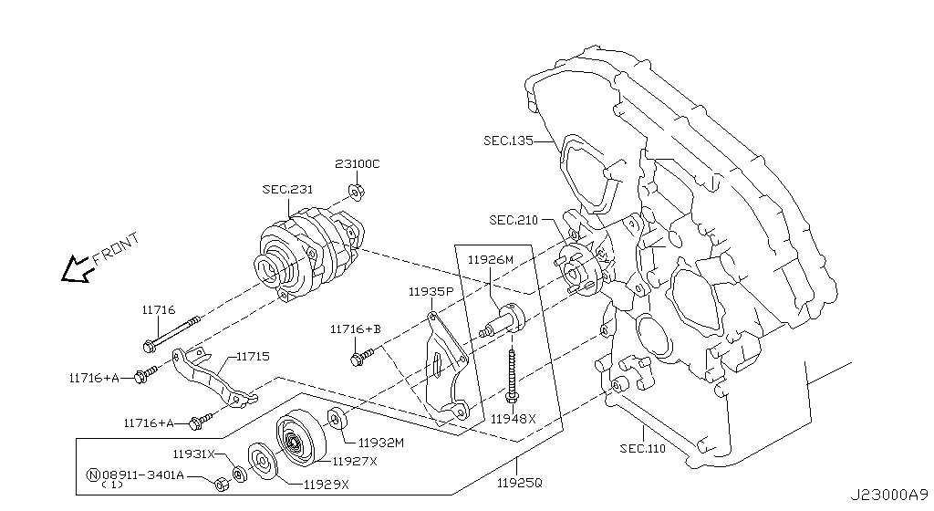 Alternator Fitting