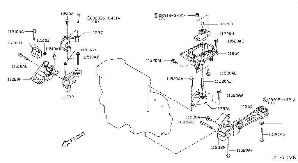 Engine & Transmission Mounting