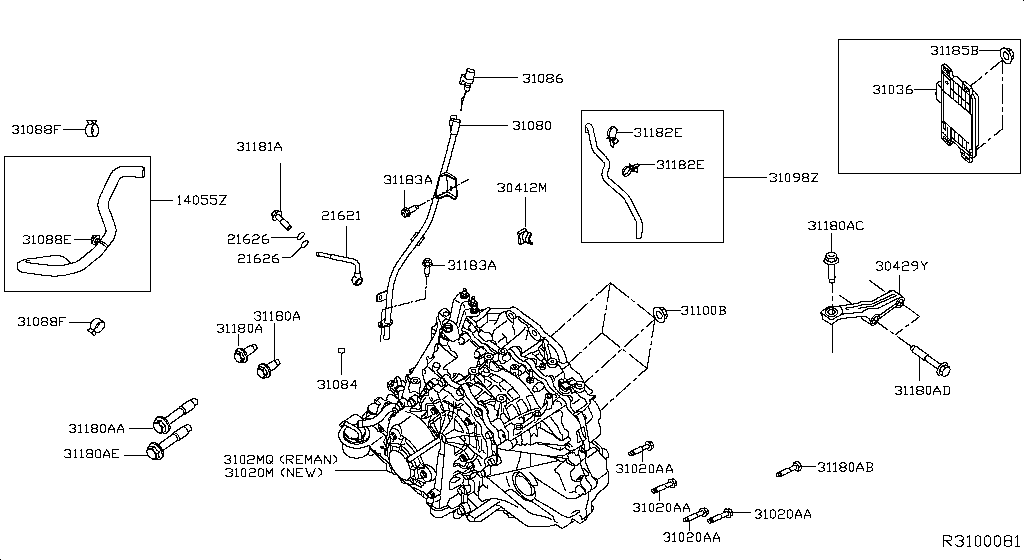 Transmission, Transaxle & Fitting