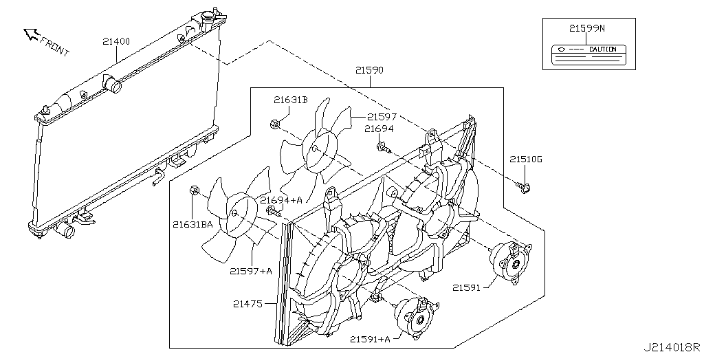 Radiator Shroud Inverter Cooling