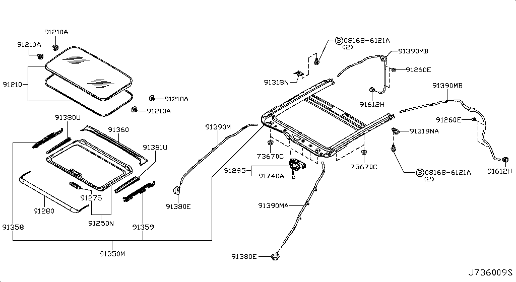 Sun Roof Parts
