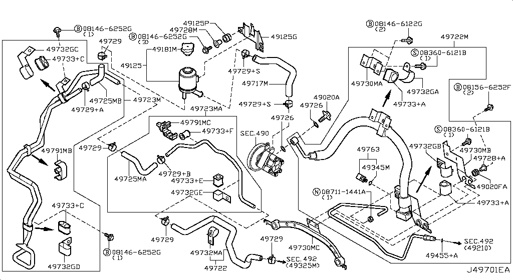 Power Steering Piping