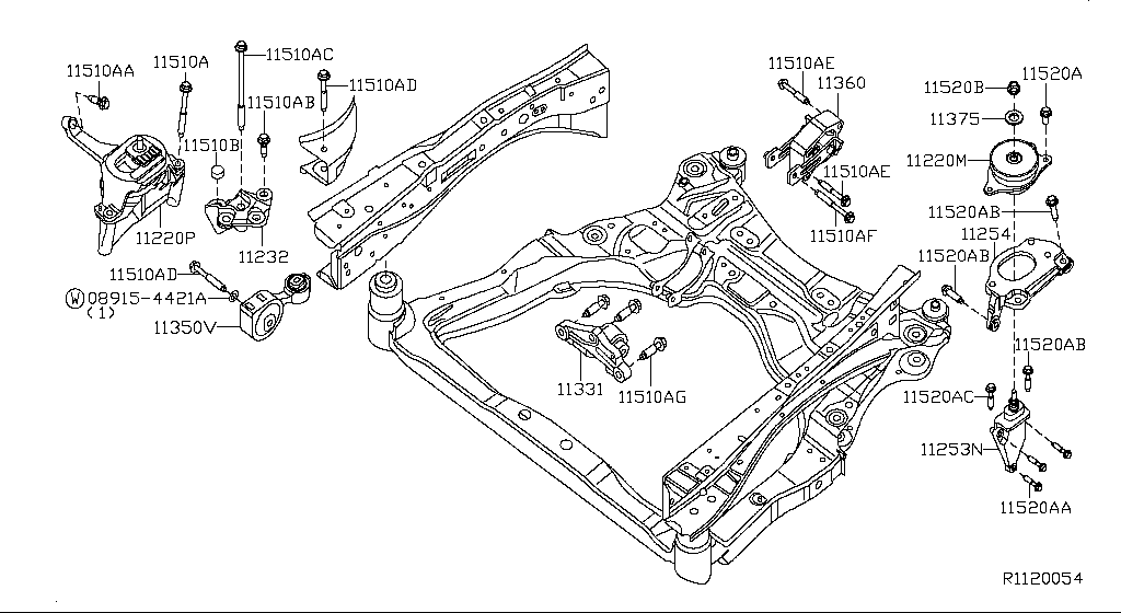 Montaje del motor y la transmisión