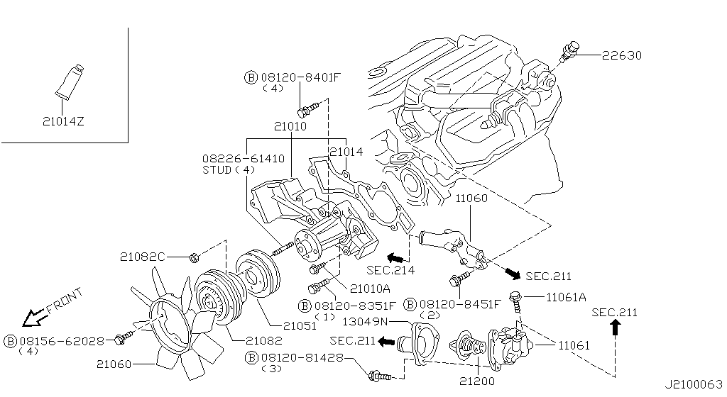 Water Pump, Cooling Fan & Thermostat