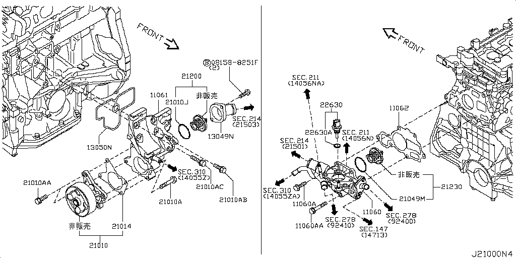 Water Pump & Cooling Fan & Thermostat
