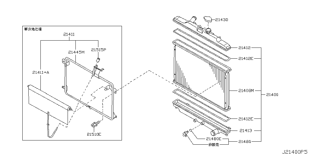 Radiator, Shroud & Inverter Cooling