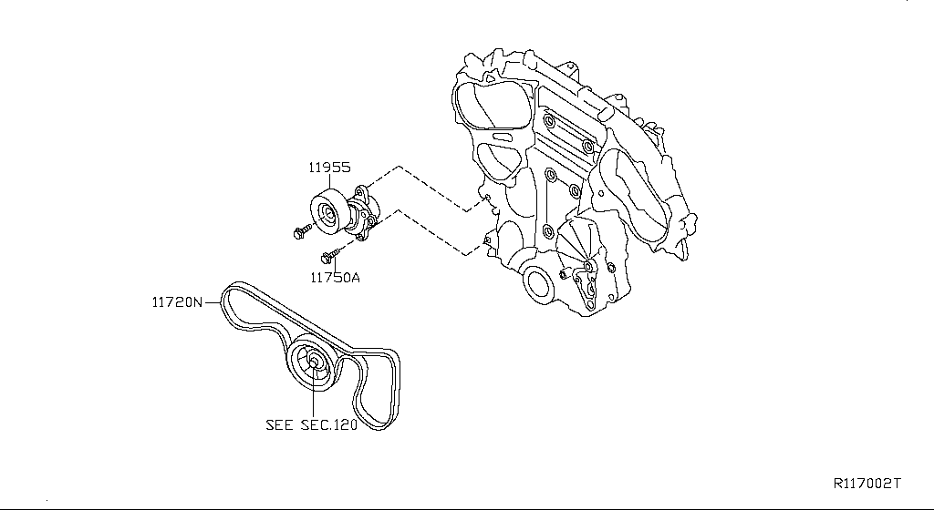 Fan Compressor Power Steering Belt
