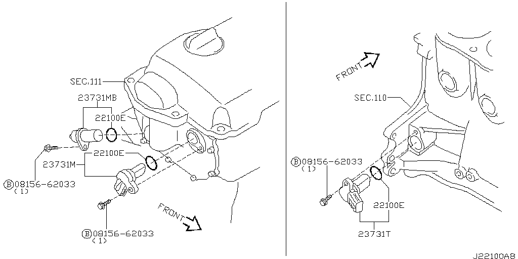 Distributor Ignition Timing Sensor
