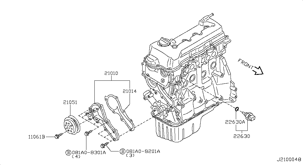 Bomba de agua, ventilador de refrigeración y termostato