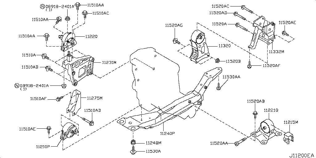 Engine & Transmission Mounting