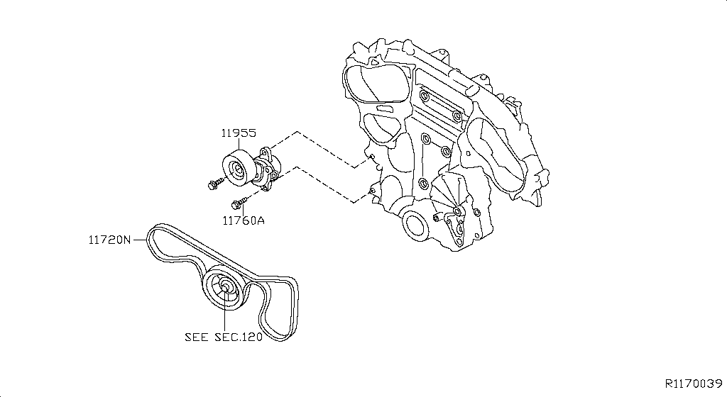 Fan Compressor Power Steering Belt