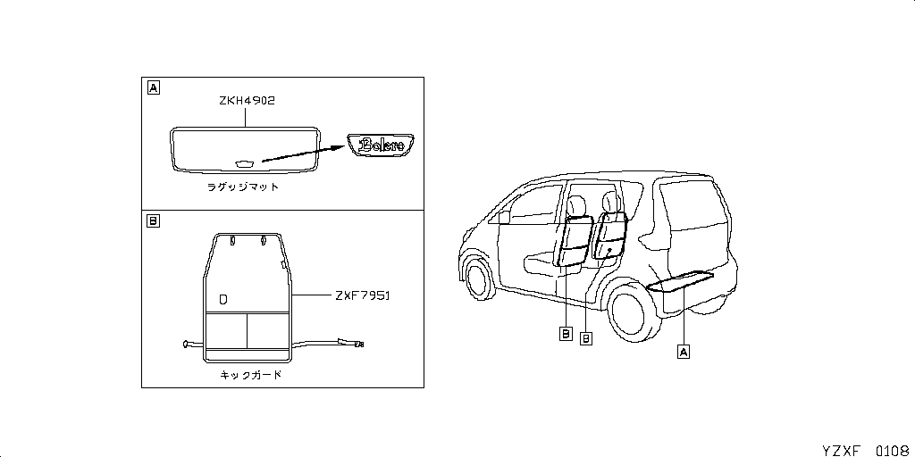 Carburetor Body Trim, Fitting Parts