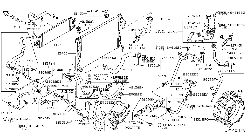 Radiator Shroud Inverter Cooling