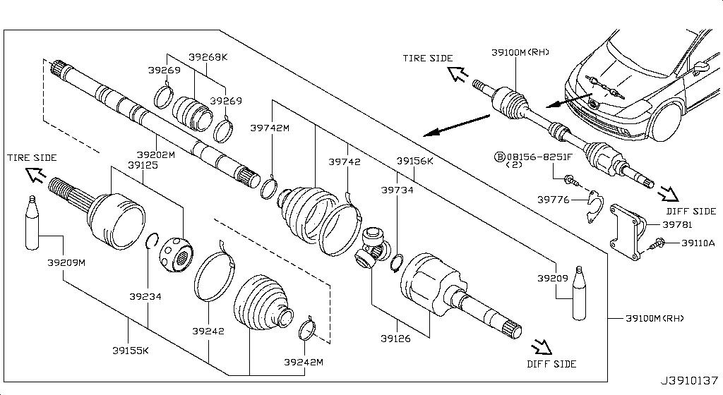 Front Drive Shaft