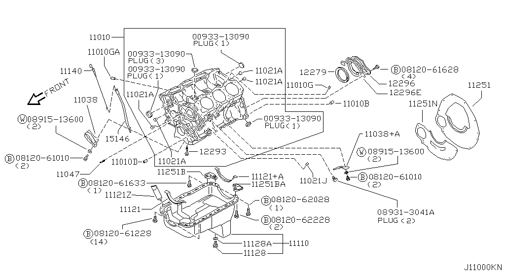 Cylinder Block & Oil Pan