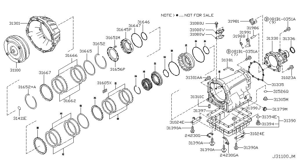 Torque Converter, Housing & Case