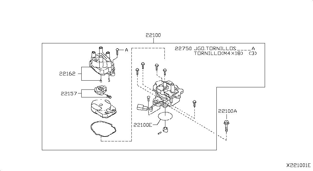 Sensor de sincronización de encendido del distribuidor