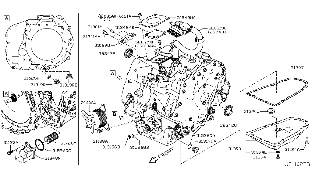 Torque Converter, Housing & Case