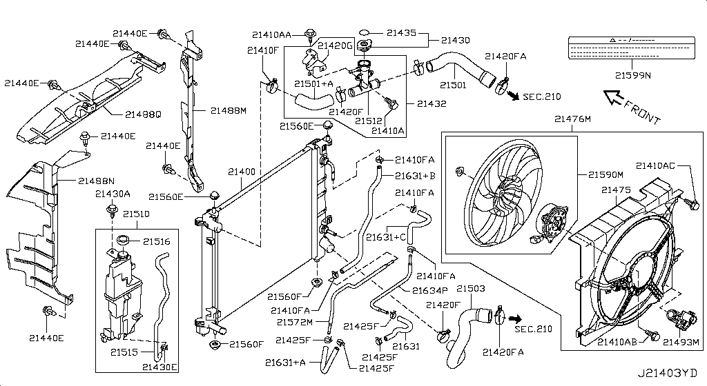 Radiator Shroud Inverter Cooling