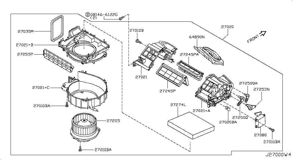 Heater Blower Unit