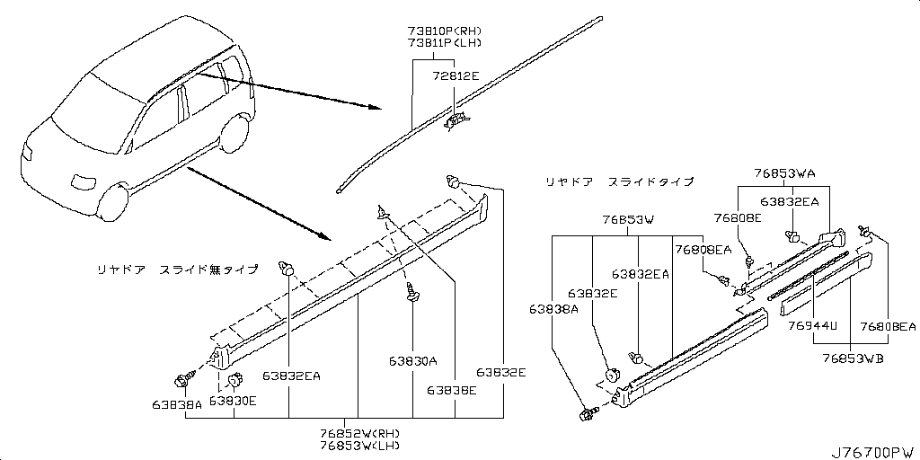 Montaje lateral del cuerpo