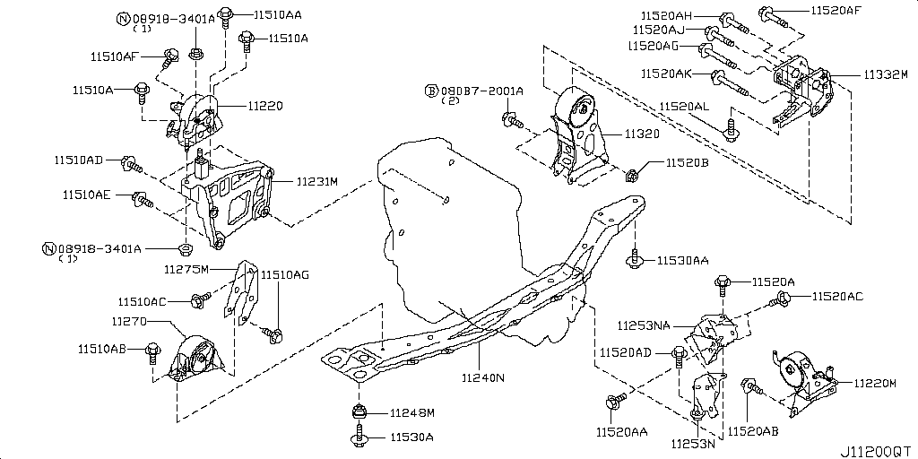 Engine & Transmission Mounting